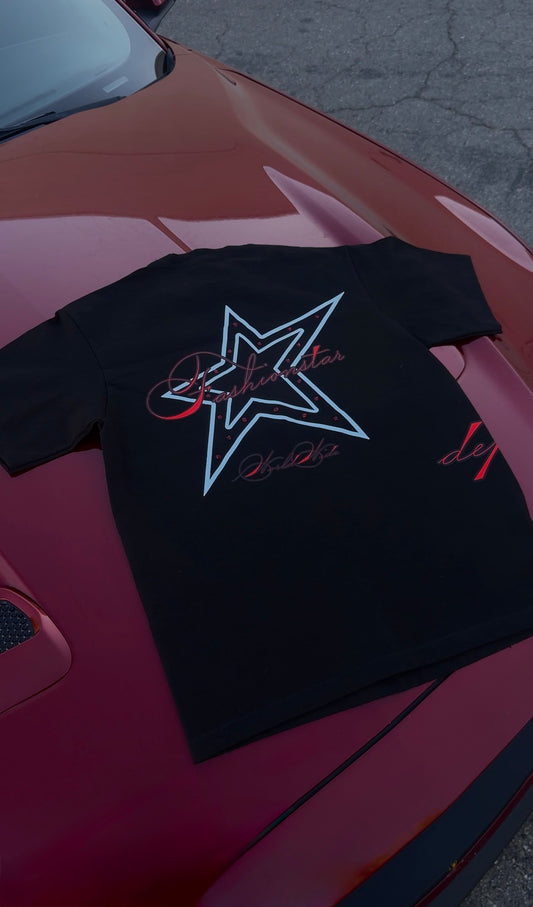 RED RHINESTONE T-SHIRT